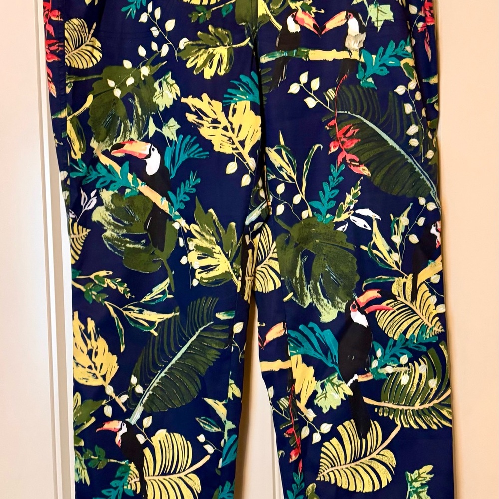 Chico's Tropical Print Men's Joggers - Blue, Green, Yellow